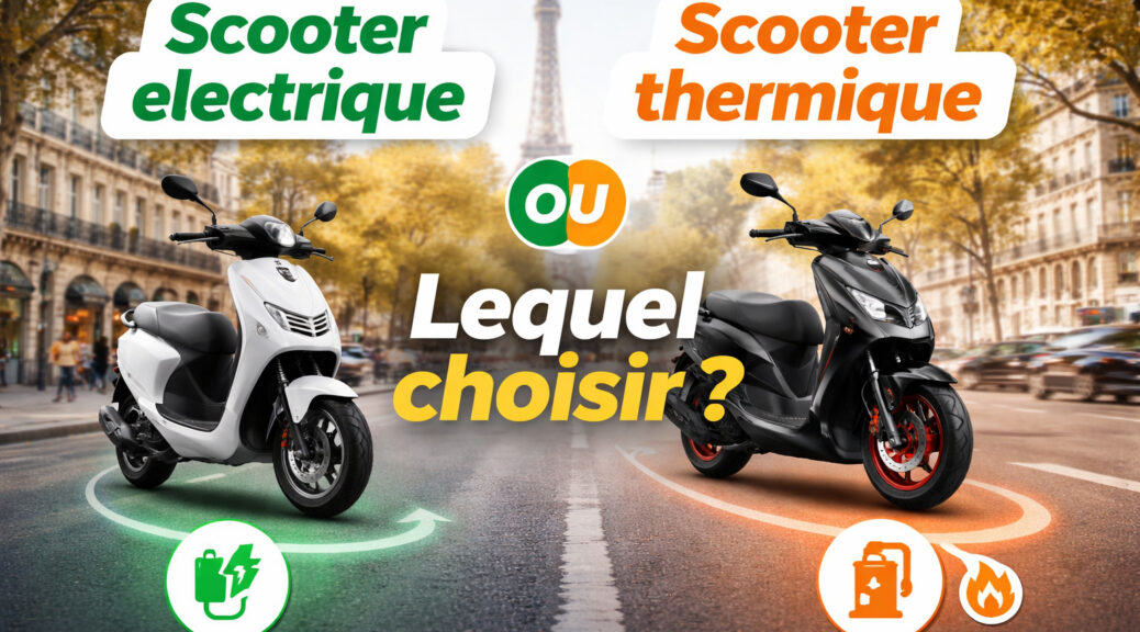 Scooter électrique ou thermique : lequel choisir en Île-de-France ?